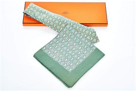 ebay hermes ties men|Hermes pocket square for men.